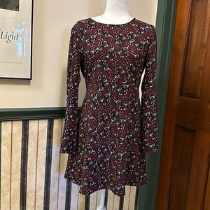 Atmosphere Maroon Floral Dress